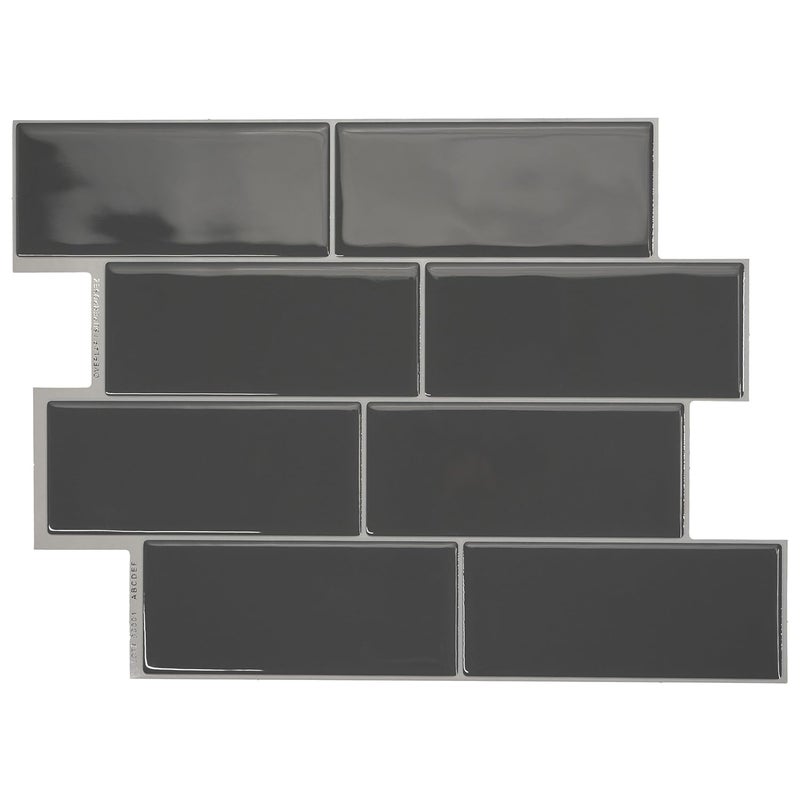SMART TILES Peel and Stick Backsplash - 5 Sheets of 22.56"" x 11.58"" - 3D Adhesive Peel and Stick Tile Backsplash for Kitchen, Bathroom, Wall Tile - Image 1